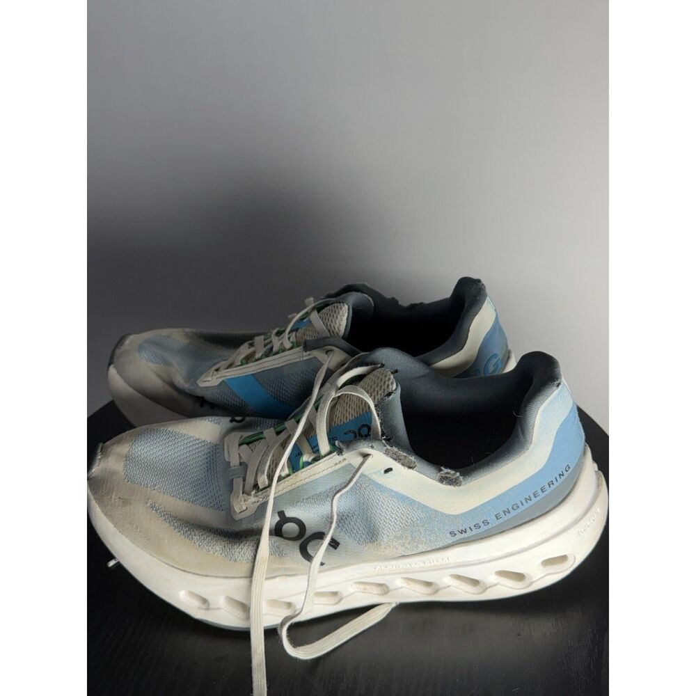 On Cloudsurfer Women’s 9 Iron Glacier Blue CloudTec Phase Running Shoes